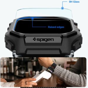 SPIGEN LITE FIT PRO IR GRŪDINTAS STIKLAS APPLE WATCH ULTRA 1 / 2 / 3 (49 MM) MATINĖ JUODA - Image 7