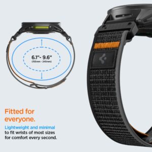 Spigen AthLex Air Garmin QuickFit 22 mm aktyvus juodos spalvos/oranžinės spalvos - Image 7