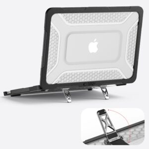 Tech-Protect Kevlar Pro Apple MacBook NEO 13 2026 matinės juodos spalvos/skaidrus - Image 7