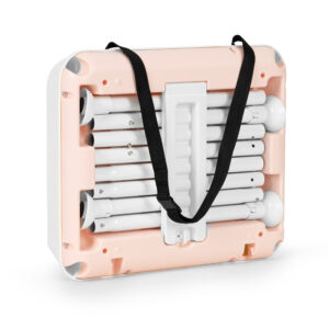 Sulankstoma vaikiška maitinimo kėdutė 3-in-1, rožinė, ECOTOYS - Image 8