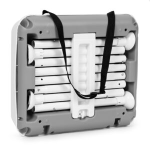 Sulankstoma vaikiška maitinimo kėdutė 3-in-1, pilka, ECOTOYS - Image 8