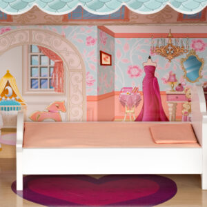 Didelis lėlių namas su baldų komplektu ECOTOYS - Image 8