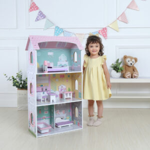 Medinis lėlių namas Jagodowa Residence Ecotoys - Image 8