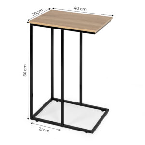 Mobilus staliukas nešiojamam kompiuteriui, metalinis rėmas ModernHome - Image 8