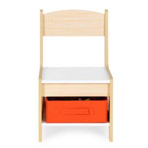 Vaikiškų baldų komplektas – stalas + 2 kėdės su kreidine lenta ECOTOYS - Image 8