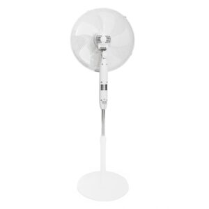 Pastatomas ventiliatorius 45W – 3 režimai, 5 mentės, baltas - Image 8