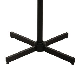 Pastatomas grindų ventiliatorius 45W – 3 režimai, 5 mentės, juodas - Image 8