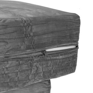 Modulinė sulankstoma sofa vaikams DIY 4 minkštos pagalvėlės - Pilka ECOTOYS - Image 8