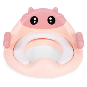 Vaikiška tualeto kėdutė su laipteliais ir platforma, rožinė, ECOTOYS - Image 8