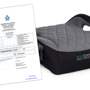 Automobilinė kėdutė-paaukštinimas vaikams i-SIZE, ūgiui 125-150 cm, su puodelio laikikliu ECOTOYS - Image 8