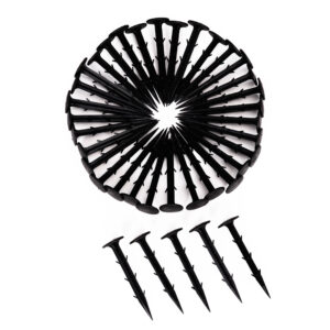 Juoda UV spinduliams atspari agroplėvelė 135 g/m² piktžolių kontrolės danga 1,1×50 m, smeigės, MultiGarden - Image 8