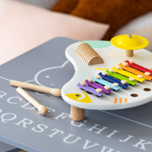 Muzikinis stalas su instrumentais, cimbolais +18m ECOTOYS - Image 8