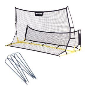 Dvipusis futbolo treniruoklis „Rebounder“ šaudymo į vartus pratyboms 220x120 cm, MOVEPRO - Image 8