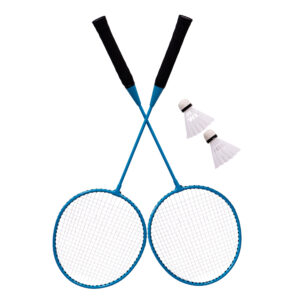 Badmintono rinkinys 300x156 cm sulankstomas tinklas, raketės, skraidukai, lagaminas, MOVEPRO - Image 8