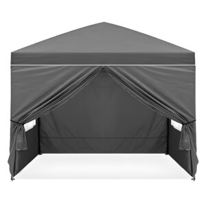 Sodo paviljono palapinė 3x3 m, surenkama su 4 šoninėmis sienelėmis, pilka, MultiGarden - Image 8
