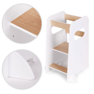 Montessori virtuvės pagalbininkas, reguliuojamas vaikiškas laiptelis-kėdutė ECOTOYS - Image 8