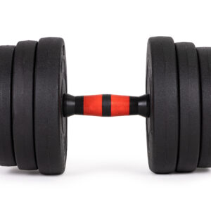 Reguliuojami hanteliai 2x10 kg štangų rinkinys 20 kg strypas, MOVEPRO - Image 8