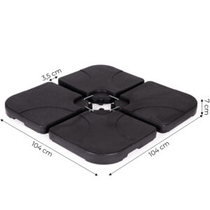Skėčio pagrindo svoris, užpildomas vandeniu, 60 kg, MultiGarden - Image 8