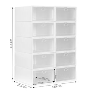 Batų organizatorius, modulinė plastikinė spintelė (10 vnt.) - Image 8