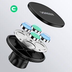 Ugreen Magnetic Car Phone Holder Self-Adhesive for Dashboard Black (LP292) - Image 4