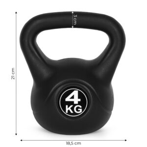 4 kg virdulio formos svarmuo (kettlebell) mankštai, hantelis, svorio kamuolys, fitneso svoris, ModernHome - Image 9