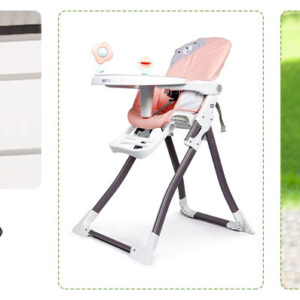 Sulankstoma maitinimo kėdutė rožinė ECOTOYS - Image 9