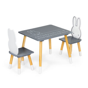 Stalas + 2 kėdės vaikiškų baldų komplektas ECOTOYS - Image 9