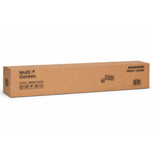 Juoda UV spinduliams atspari agroplėvelė 150 g/m² piktžolių kontrolės danga 1,6×20 m, smeigtukai, MultiGarden - Image 9
