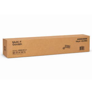 Juoda UV spinduliams atspari agroplėvelė 135 g/m² piktžolių kontrolės danga 0,8×100 m, smeigės, MultiGarden - Image 9
