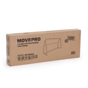 Futbolo vartai su tinklu 240x160x80 cm MOVEPRO - Image 9