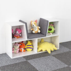 Vaikiška knygų lentyna su sėdyne ir suoliuku, ECOTOYS - Image 9