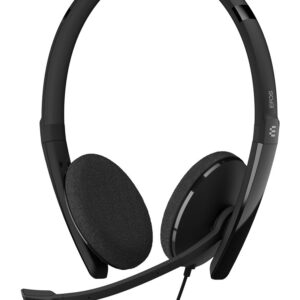 EPOS ADAPT 160T USB II Laisvų rankų įranga Vielinis Su lankeliu Biuras / skambučių centras USB A tipo Juoda