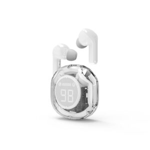 Belaidės ausinės/WHITE TWST-01-W GEMBIRD