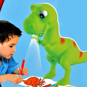 Dinozauras T-rex piestinis projektorius + rašiklis TA0048 - Image 5