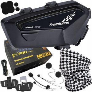FreenConn FX Pro V2 EU MESH motociklo domofonas - Image 2