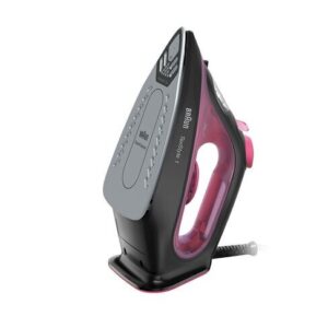 Braun TexStyle 1 Sauso ir garų tipo lygintuvas Keraminis padas 2000 W Juoda, Violetinė - Image 2