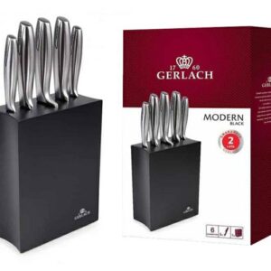 GERLACH.PEILIŲ RINKINYS STOVE 5 vnt. MODERN JUODAS %%%