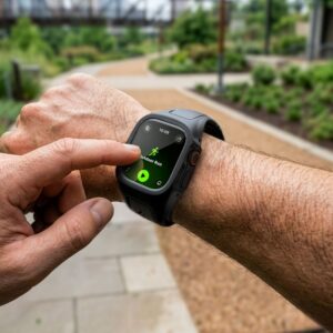 SPIGEN LIQUID AIR PRO & GRŪDINTAS STIKLAS APPLE WATCH ULTRA 1 / 2 / 3 (49 MM) JUODAS - Image 9