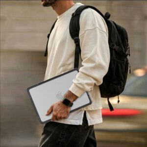 Tech-Protect VELAR Apple MacBook NEO 13 2026 juodos spalvos/matinis skaidrus - Image 9