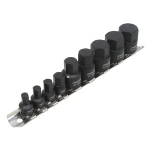 ASTA SMŪGINIŲ LIZDINIŲ RAKTŲ RINKINYS HEX METRINIS 1/4" - 3/8"