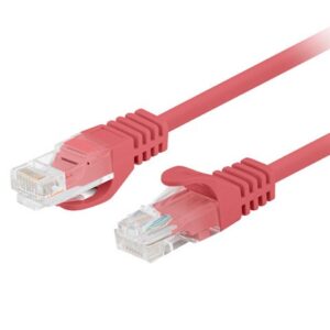 Lanberg PCU6-20CC-0100-R tinklo kabelis Raudona 1 m Cat6 U/UTP (UTP)