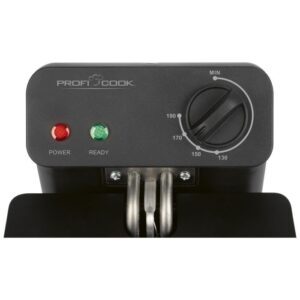 ProfiCook PC-FR 1325 Vienas 3 L Autonominės 2000 W Gruzdintuvė Juoda - Image 3