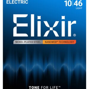 Elixir 12050 Light (10-46) PW - elektrinės gitaros stygos