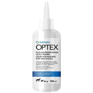EUROWET Optex - skystis akių valymui šunims ir katėms - 100 ml