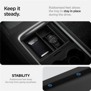 Spigen Tesla Center Console Organizer, juodos spalvos - Model Y/3 - Image 8