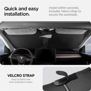 Spigen Tesla CryoShade Front Windshield Sunshade - Model Y/3 - Image 4