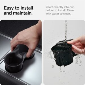 Spigen Tesla Center Console Cup Holder Insert Relaxed Grip - Tesla Model Y/3 - Image 6