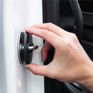 Spigen Tesla Door Lock Cover, juodos spalvos - Tesla Model Y/3 - Image 3