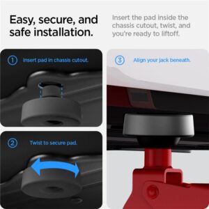Spigen Tesla Model Lifting Jack Pads, juodos spalvos - Image 10