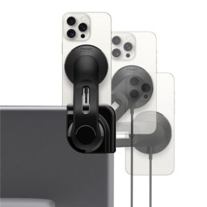 Spigen Tesla TapLock MagSafe Car Mount Charger, juodos spalvos - Wireless / Screen - Image 11